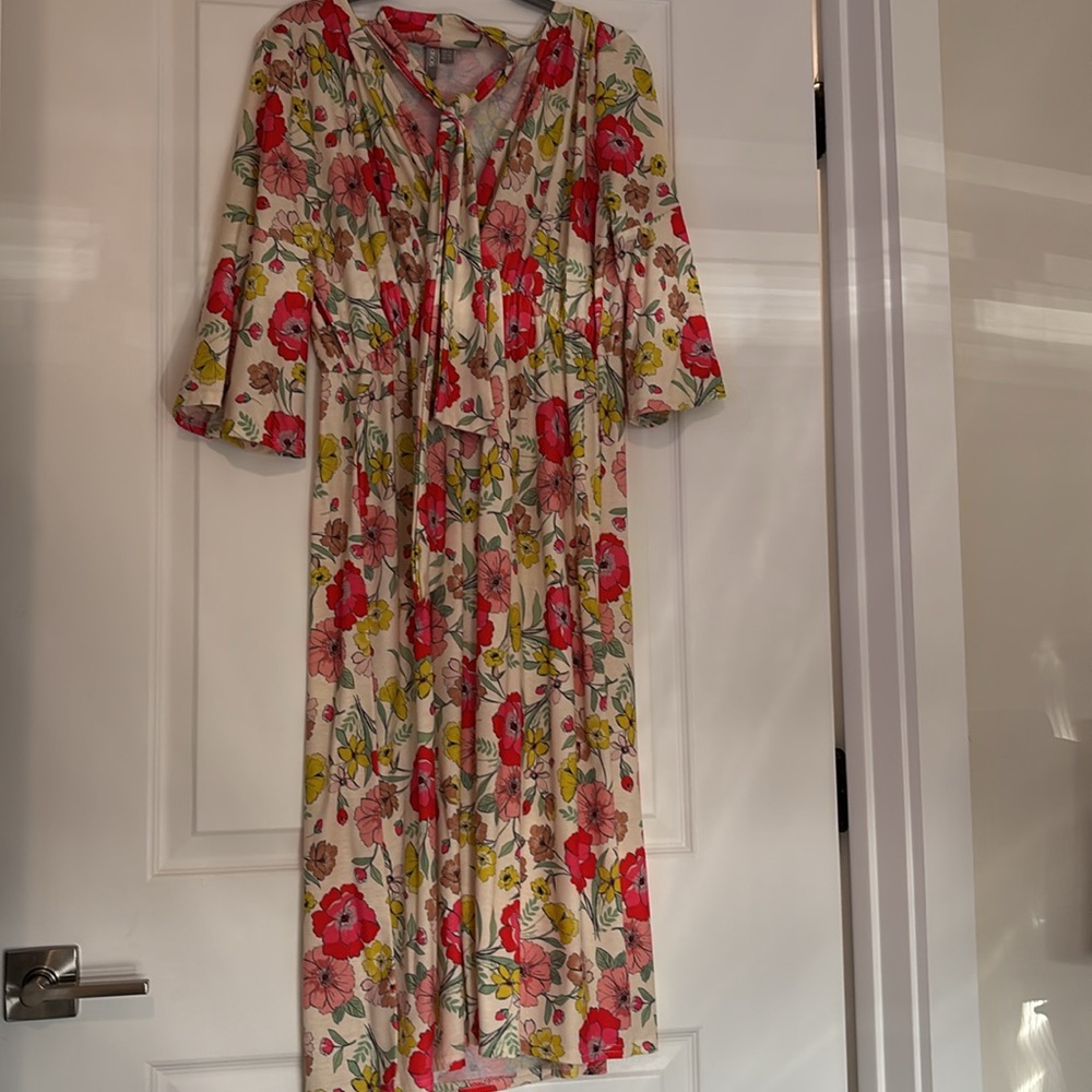 Asos Maternity  Tie-Neck Dress size 10
